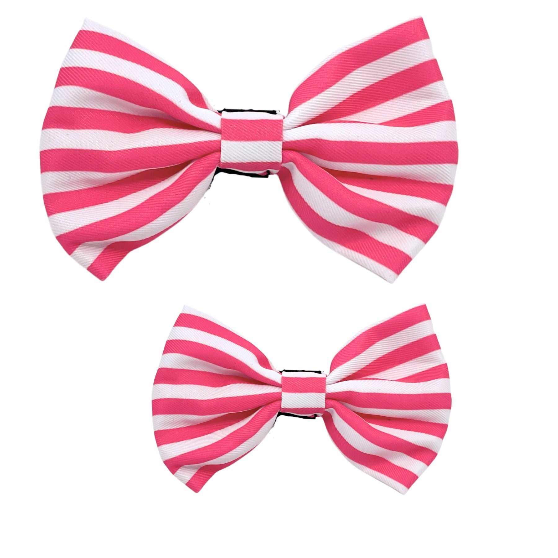 Carnival Stripe - Pink Bow Tie