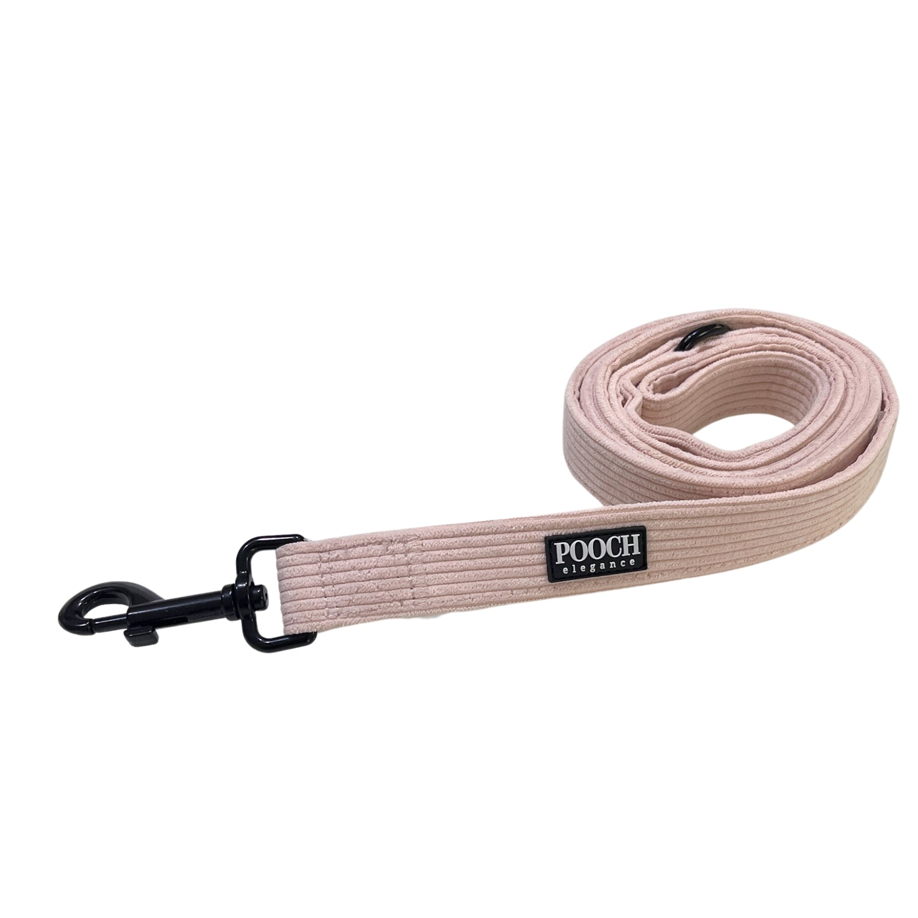 Corduroy Dog Leash - Powdered Pink