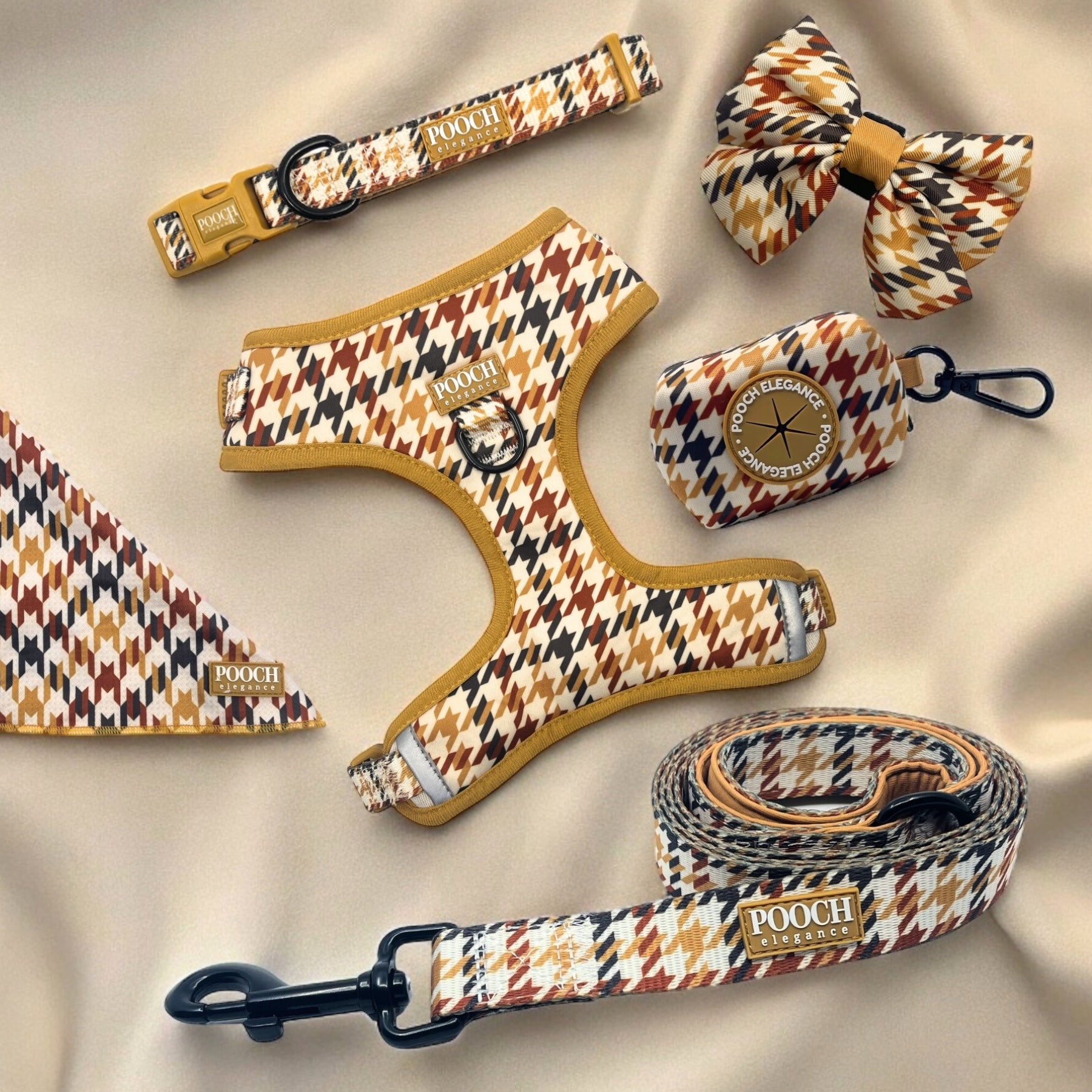 Houndstooth - Beau Sailor Bow Tie