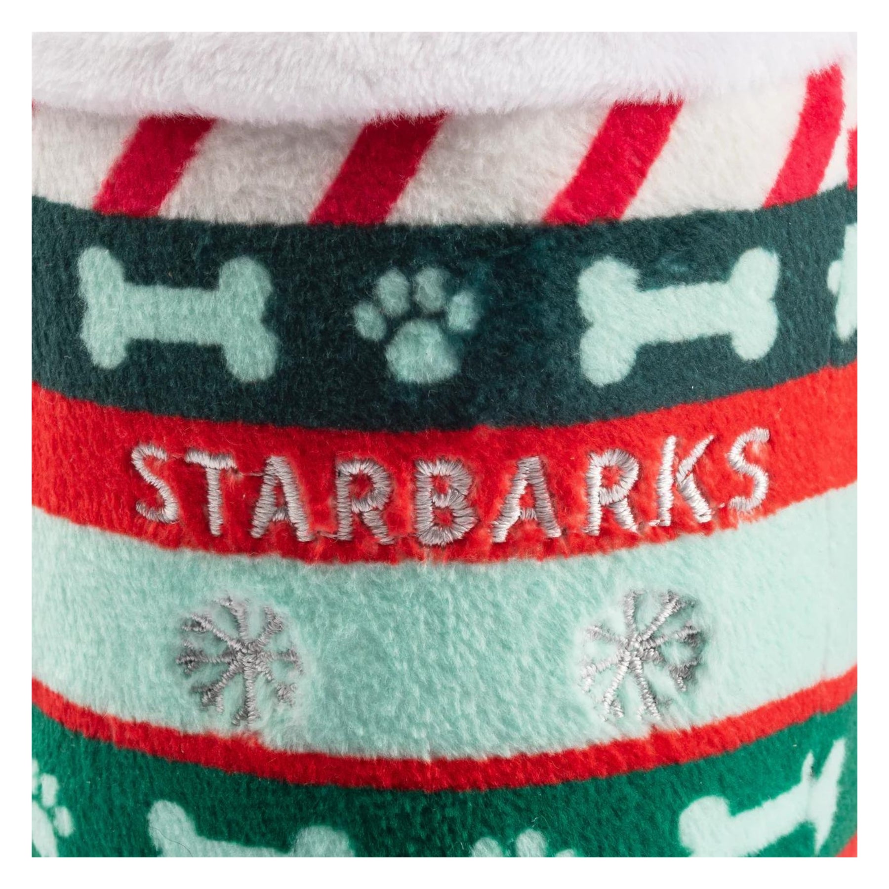 Starbarks Ginger Bark Latte Christmas Dog Toy