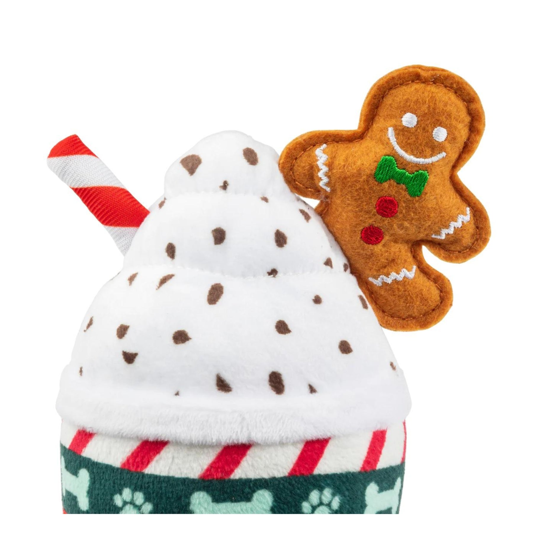 Starbarks Ginger Bark Latte Christmas Dog Toy