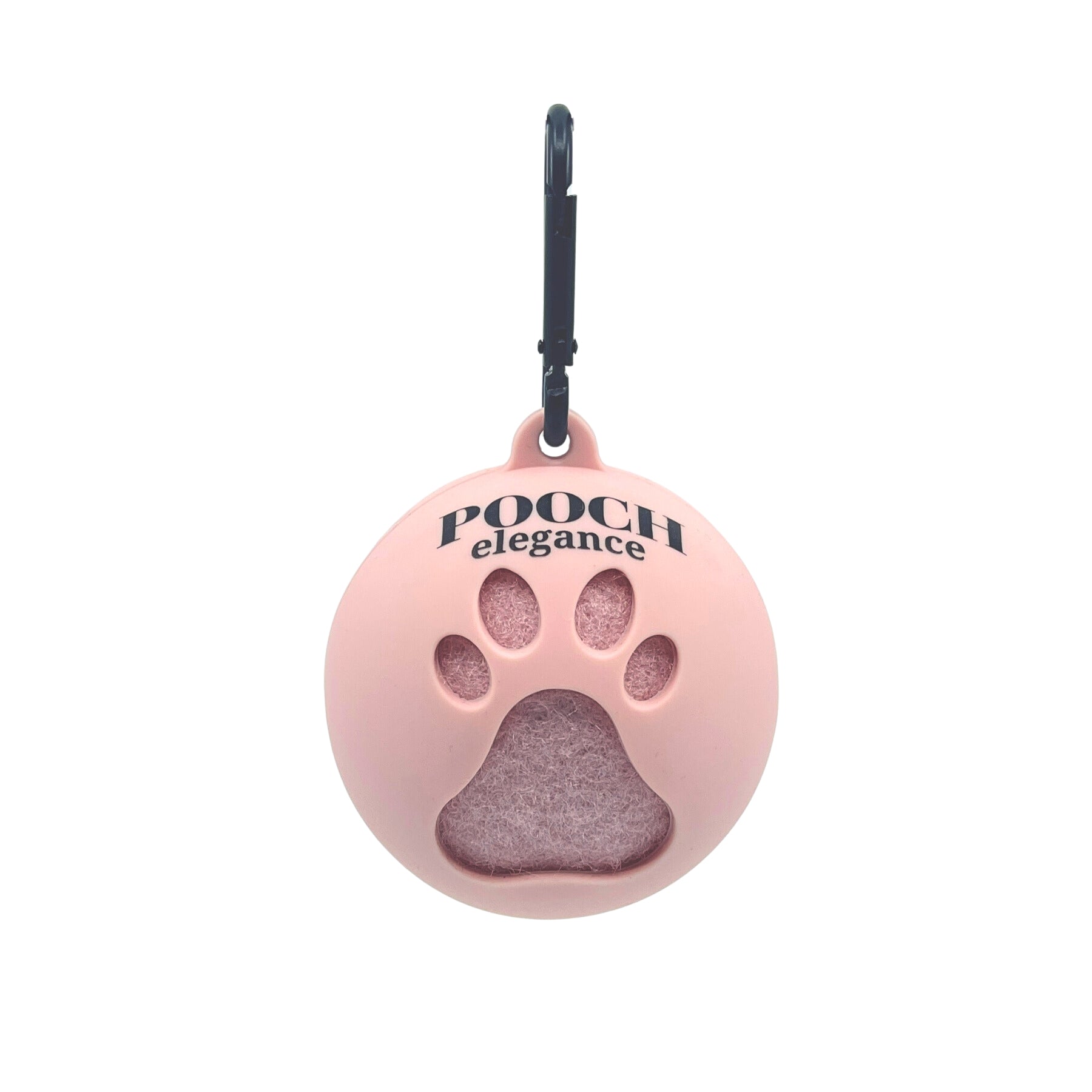 Dog Tennis Ball & Holder - Pastel Pink