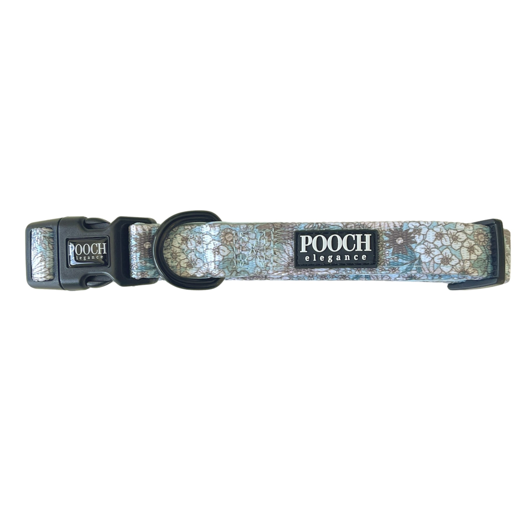 Cottage Garden Blooms Dog Collar