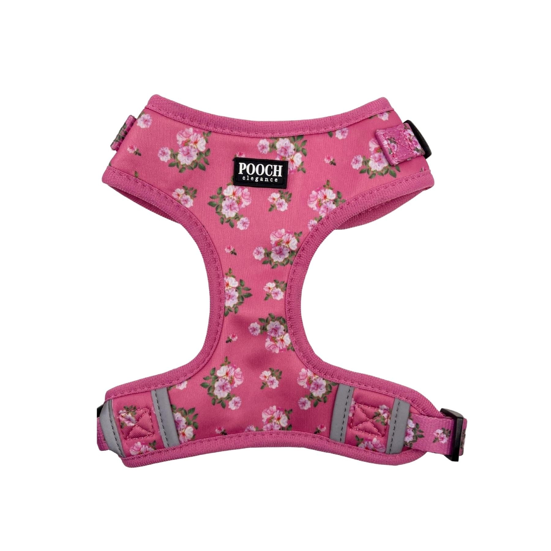 Bouquet of Roses Adjustable Harness - Pooch Elegance